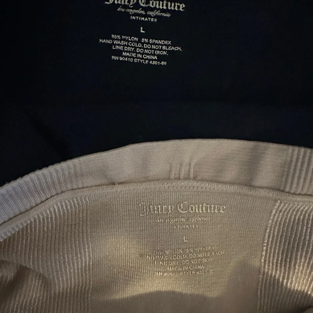 Juicy Couture Black and Tan Panties